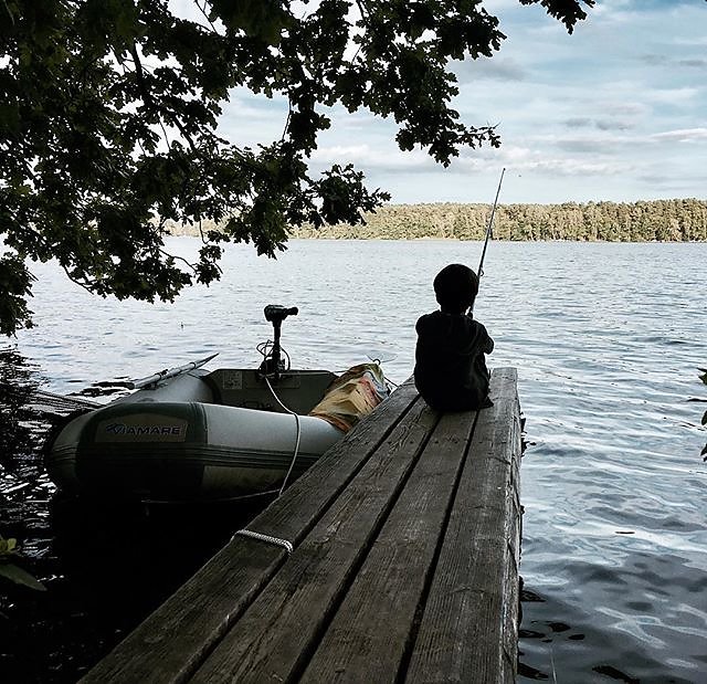 #countryside #brandenburg #fishing #lake #vacation #timeoff #hölzenersee